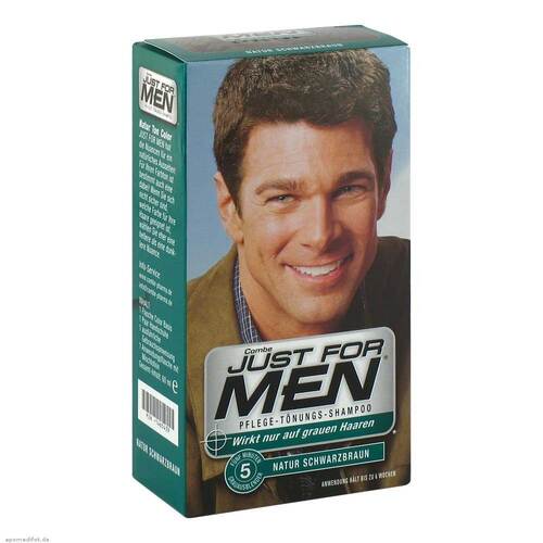 Just for men T&ouml;nungsshampoo schwarzbraun - 1