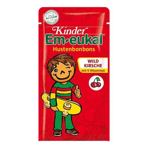 Kinder Em-eukal Wildkirsche Hustenbonbons zuckerhaltig - 1