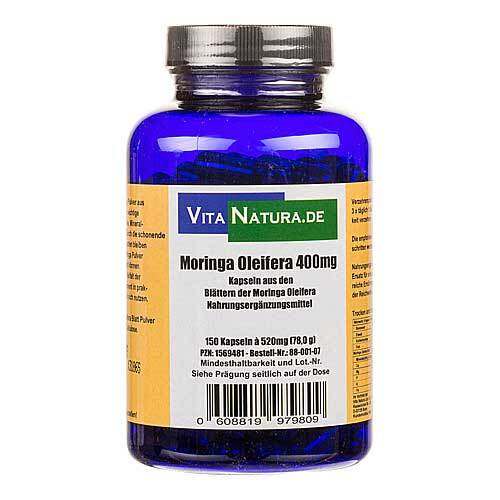 Moringa Oleifera 400 mg Kapseln - 1