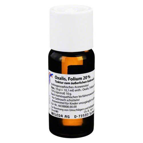 Oxalis Folium 20% &auml;u&szlig;erlich Tinktur - 1