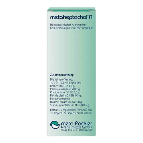 Metaheptachol N Tropfen zum Einnehmen - 2