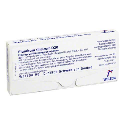 Plumbum silicicum D 20 Ampullen - 1