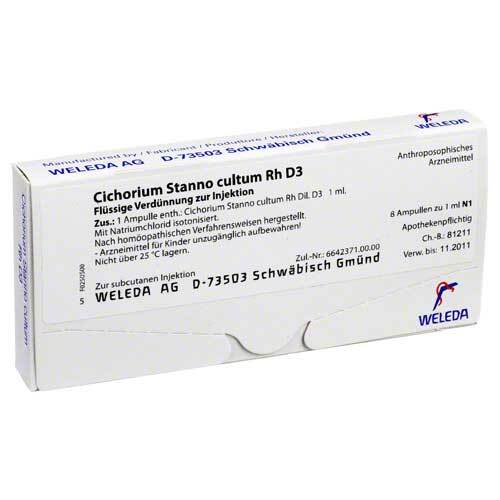 Cichorium Stanno Cultum Rh D 3 Ampullen - 1