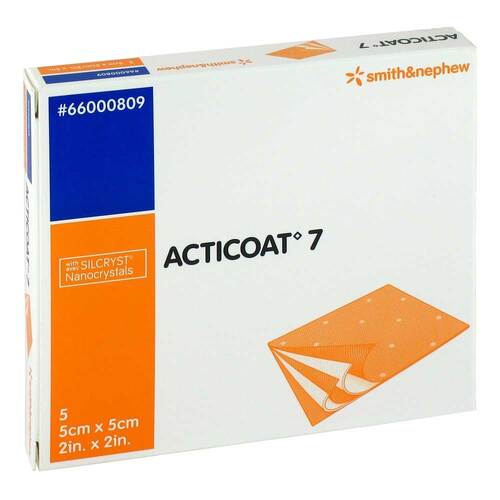 Acticoat 7 5x5 cm antimikrobielle Wundauflage - 1