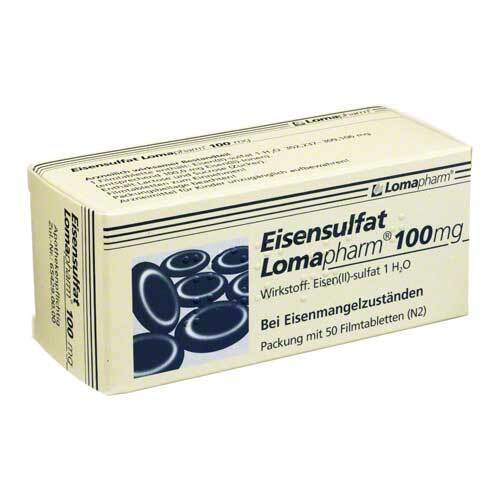 Eisensulfat Lomapharm 100 mg Filmtabletten - 1