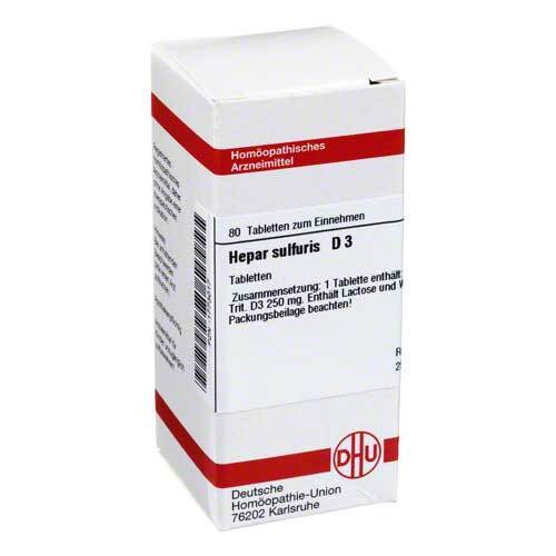 DHU Hepar sulfuris D 3 Tabletten - 1