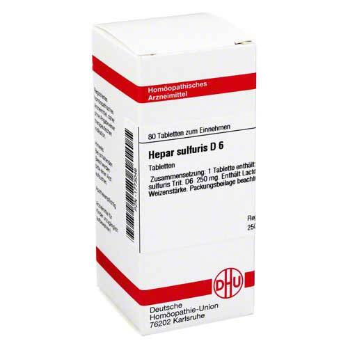 DHU Hepar sulfuris D 6 Tabletten - 1