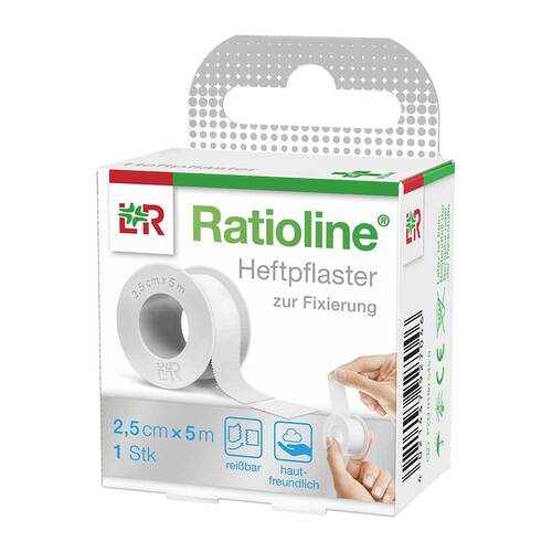 Ratioline acute Heftpflaster 2,5 cm x 5 m - 2