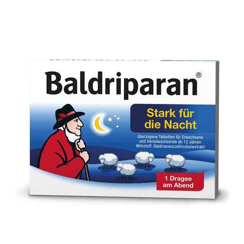 Baldriparan Stark f&uuml;r die Nacht &uuml;berzogene Tabletten - 2