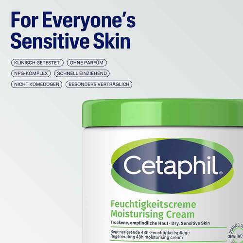 Cetaphil Feuchtigkeitscreme f&uuml;r trockene, empfindliche Haut - 5