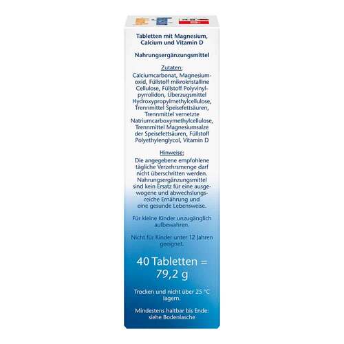 Doppelherz Magnesium+Calcium+D3 Tabletten - 3