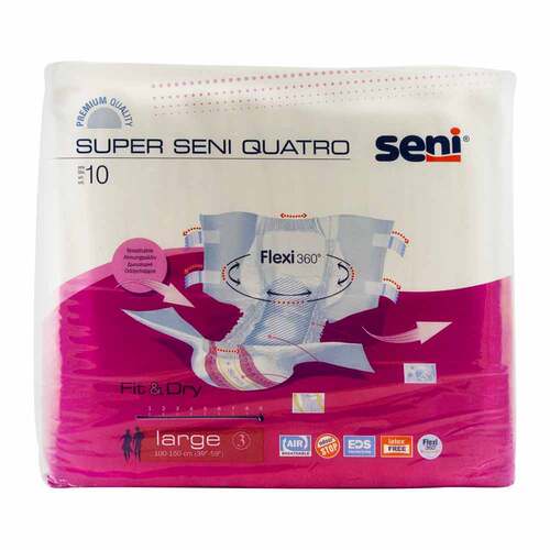 Super Seni Quatro Gr&ouml;&szlig;e 3 large Windelhosen - 2