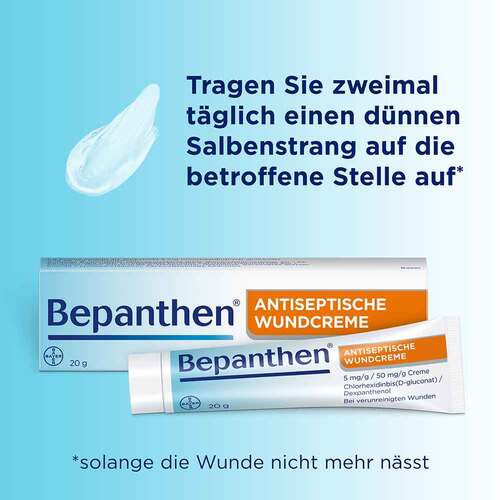 Bepanthen® Antiseptische Wundcreme zum Schutz vor Wundinfektion - 7