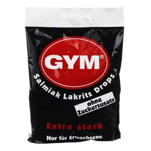 Gym Salmiak Lakritz Drops zuckerfrei - 1