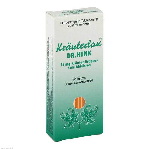 Kr&auml;uterlax Dr. Henk 15 mg Kr&auml;uterdrag.z.Abf&uuml;hren - 1