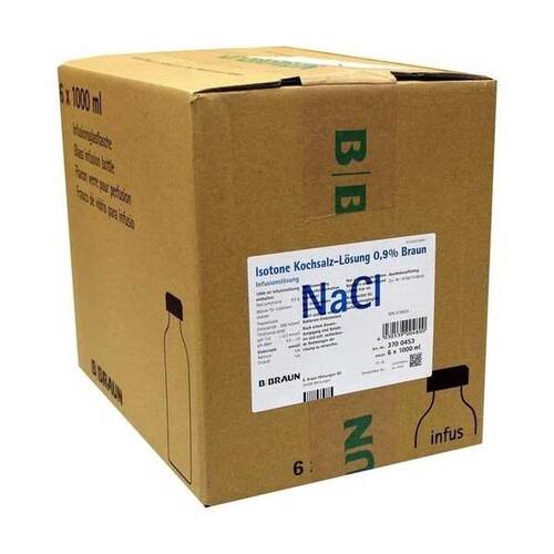 Kochsalzl&ouml;sung 0,9% Glasflasche - 1