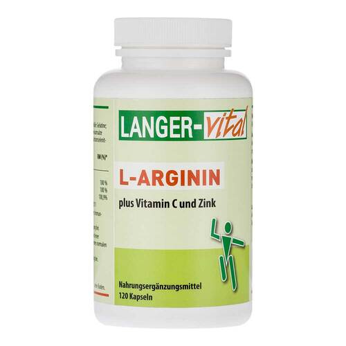 L-Arginin Kapseln plus Vitamin C und Zink - 1