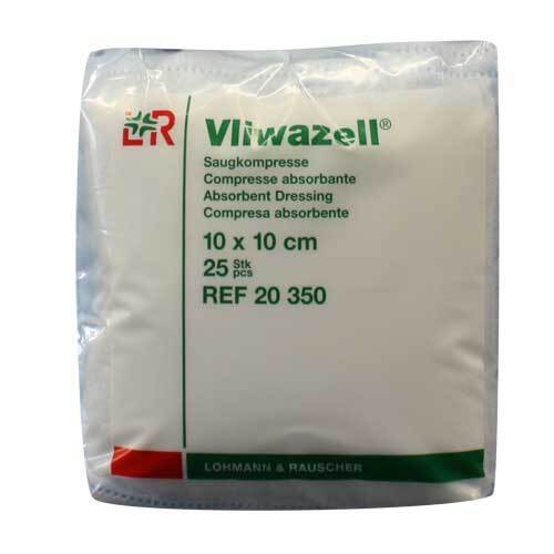 Vliwazell Kompressen 10x10cm - 1