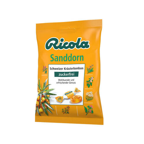 Ricola ohne Zucker Sanddorn Bonbons - 1