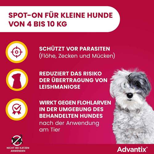 Advantix Spot-on Hund 4 - 10 kg L&ouml;sung - 4
