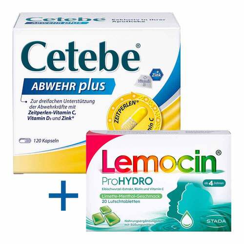 Cetebe Abwehr plus Vitamin C + Vitamin D3 + Zink Kapseln - 1