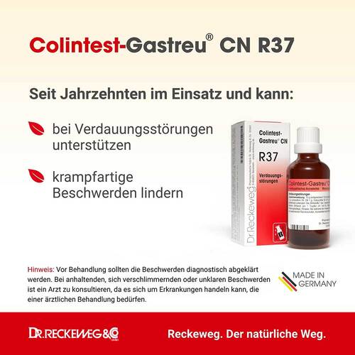 Colintest Gastreu CN R37 Tropfen zum Einnehmen - 2
