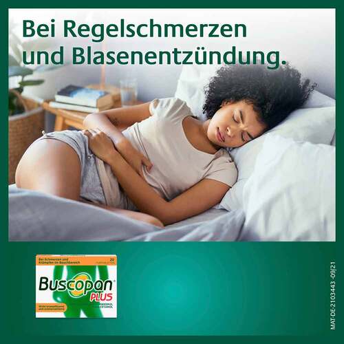 Buscopan® PLUS bei Bauchschmerzen &amp; Regelschmerzen - 4