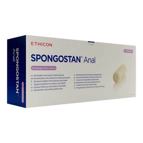 Spongostan anal 80x30 mm Durchmesser Schw&auml;mme - 1