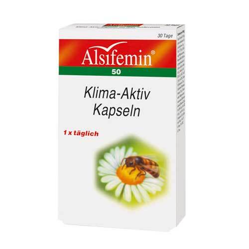 Alsifemin Klima Aktiv mit Soja-Isoflavonen Kapseln - 1