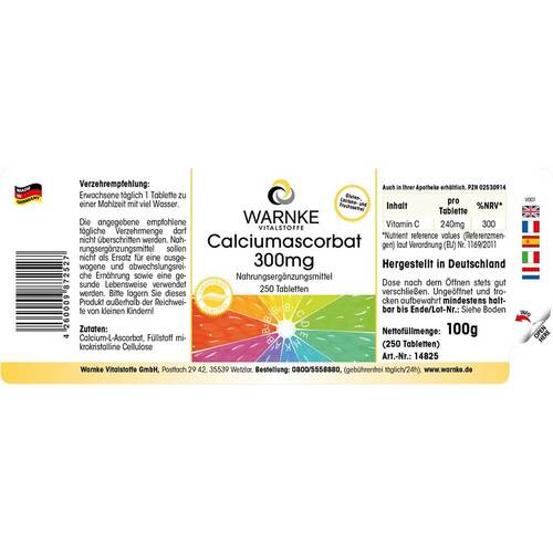 Calciumascorbat 300 mg Tabletten - 4