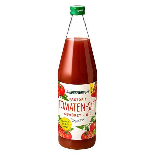 Fastofit gew&uuml;rzter Tomatensaft Bio Schoenenberger - 1