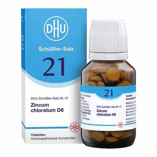 DHU Sch&uuml;&szlig;ler-Salz Nr. 21 Zincum chloratum D6 Tabletten - 1