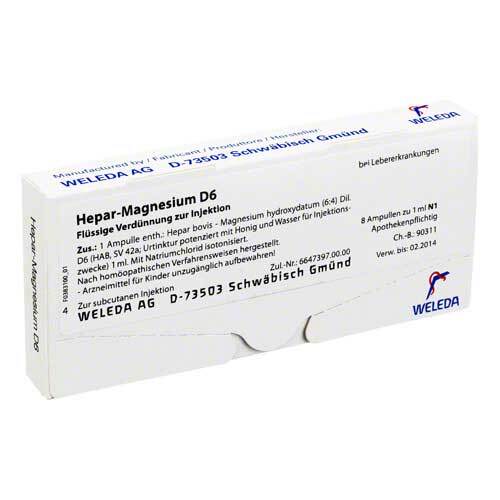 Hepar-Magnesium D 6 Ampullen - 1