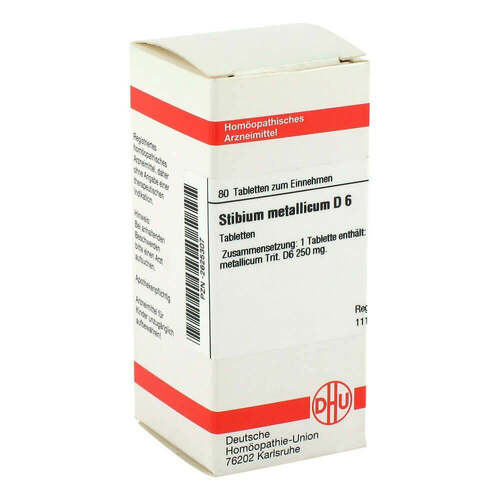 DHU Stibium metallicum D 6 Tabletten - 1