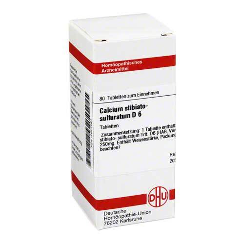 DHU Calcium Stibiato Sulfuratum D 6 Tabletten - 1