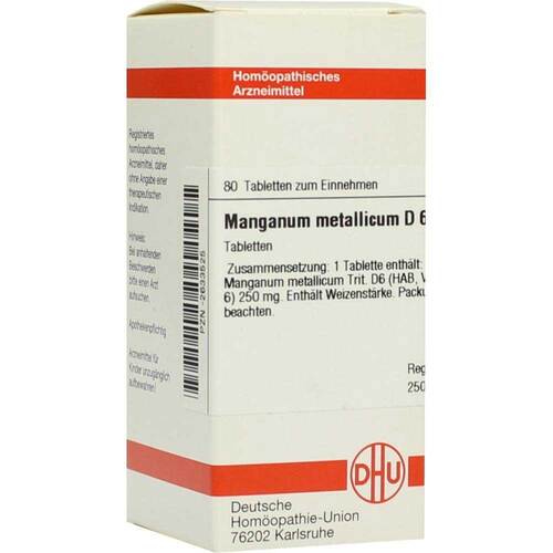 DHU Manganum metallicum D 6 Tabletten - 1