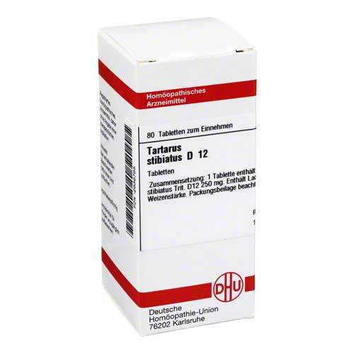 DHU Tartarus stibiatus D 12 Tabletten - 1