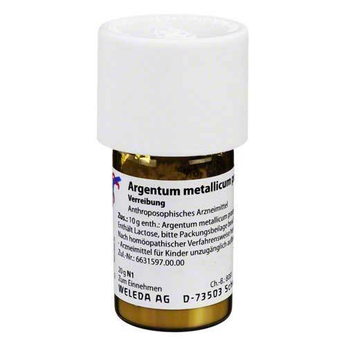 Argentum metallicum Pr&auml;parat D 20 Trituration - 1