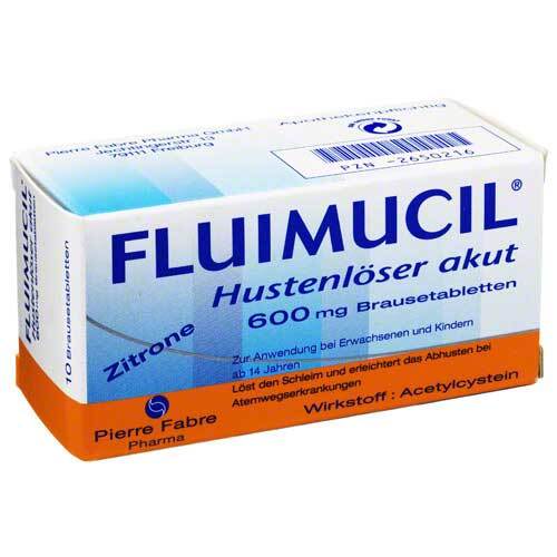 Fluimucil Hustenl&ouml;ser akut 600 Brausetabletten - 1