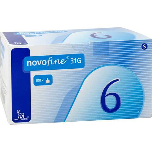 Novofine 6 mm Kan&uuml;len 31 G Cpc - 1