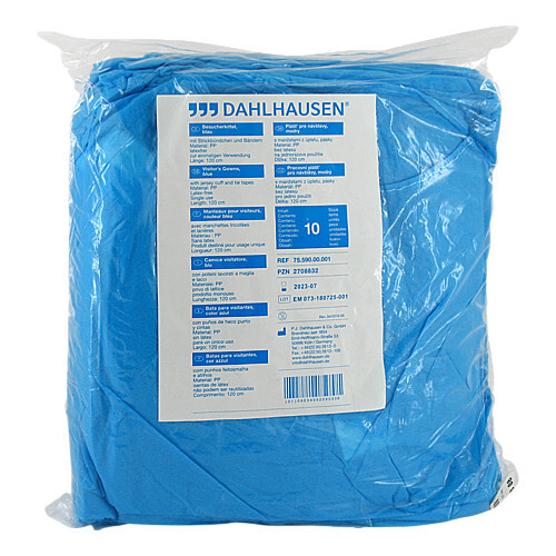 Besucherkittel blau - 1