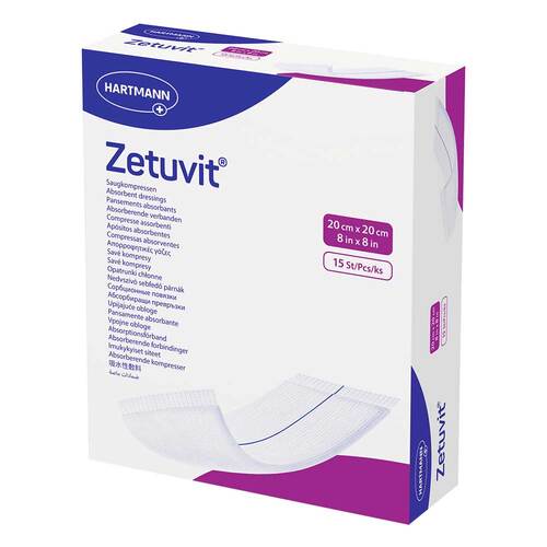 Zetuvit Saugkompresse steril 20x20 cm - 1