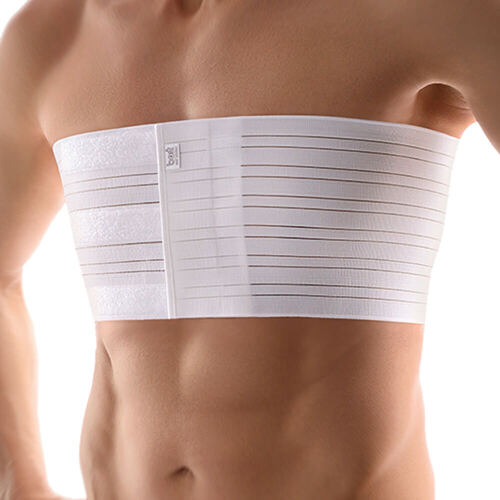 Bort elastischer Rippengurt M&auml;nner large wei&szlig; - 1