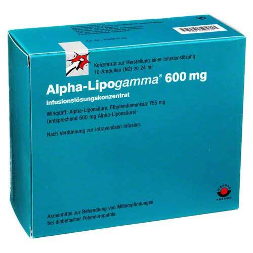 Alpha Lipogamma 600 Infusionsl&ouml;sung - 1