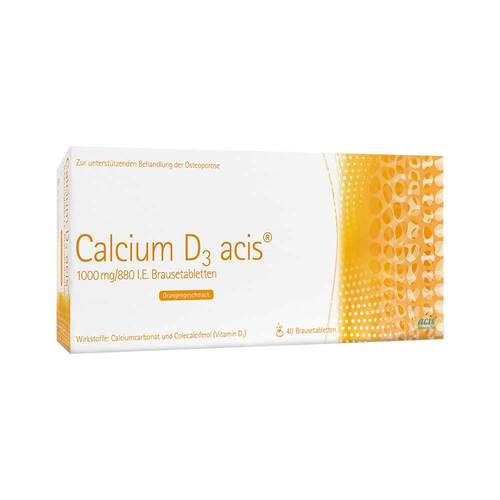 Calcium D3 acis 1000 mg / 880 I.E. Brausetabletten - 1