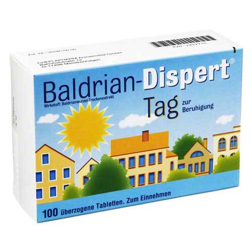 Baldrian Dispert Tag &uuml;berzogene Tabletten - 1