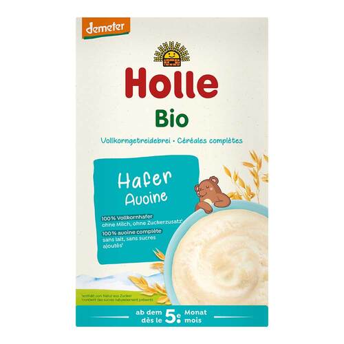 Holle Bio Babybrei Haferflocken - 1