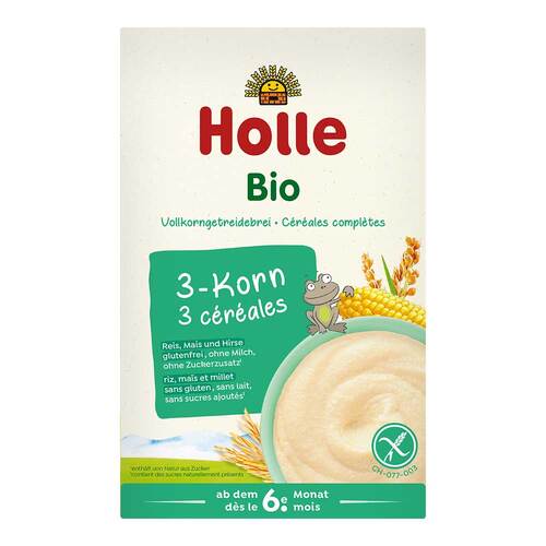 Holle Bio Babybrei 3 Korn - 1