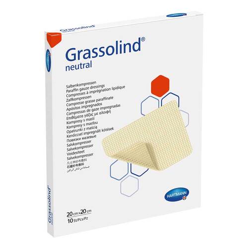 Grassolind Salbenkompressen 20x20 cm steril - 1