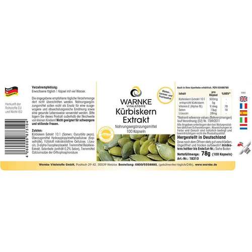 K&uuml;rbiskern Extrakt Kapseln - 4